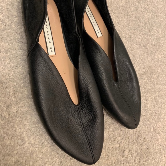 Zara Leather Flats - Size 36 - Picture 2 of 2